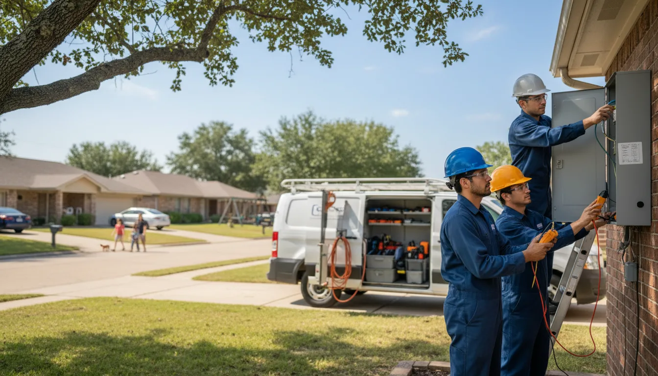 Certified electrician providing emergency electrical services in Ipswich, SD